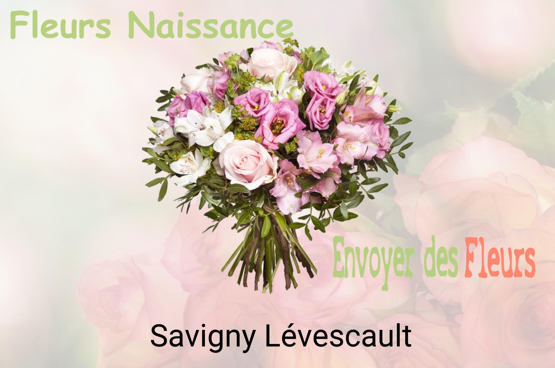 Bouquet de fleurs de naissance livré à Savigny-Lévescault